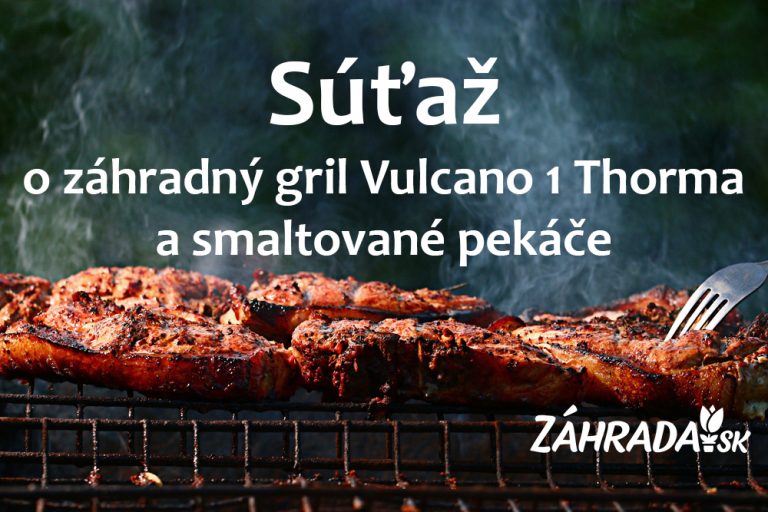 Výsledky súťaže: Súťaž o záhradný gril Vulcano 1 Thorma a smaltované pekáče