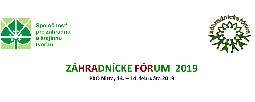 ZÁHRADNÍCKE FÓRUM 2019, 13.-14. februára 2019, PKO Nitra 