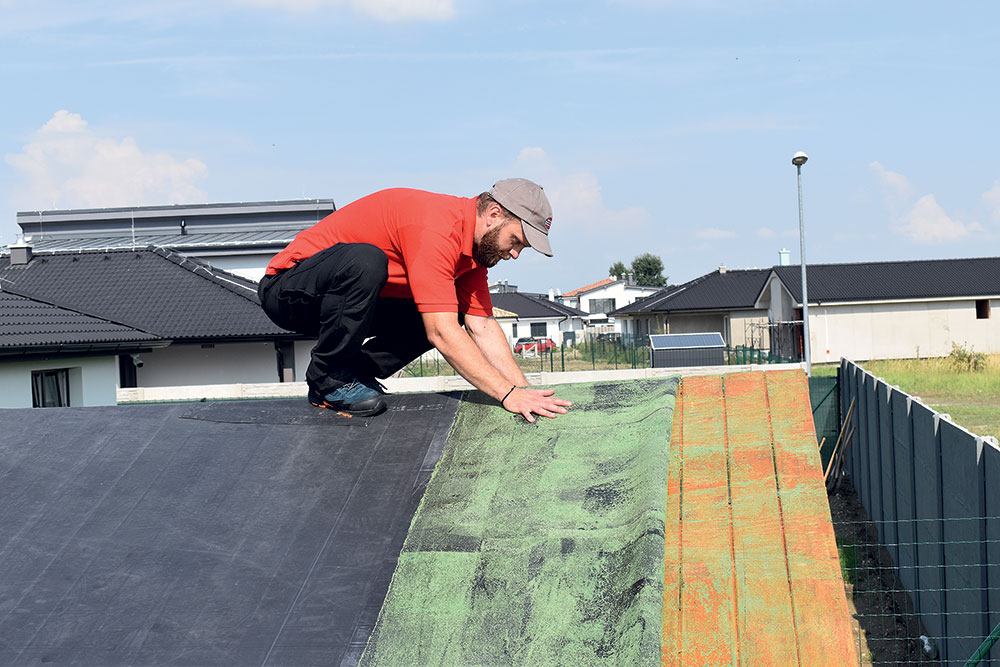 Izolácia strechy pomocou RubberCover EPDM 