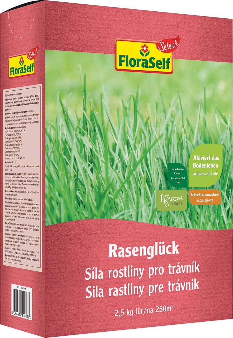 Trávnikové hnojivo Sila rastliny od FloraSelf Select