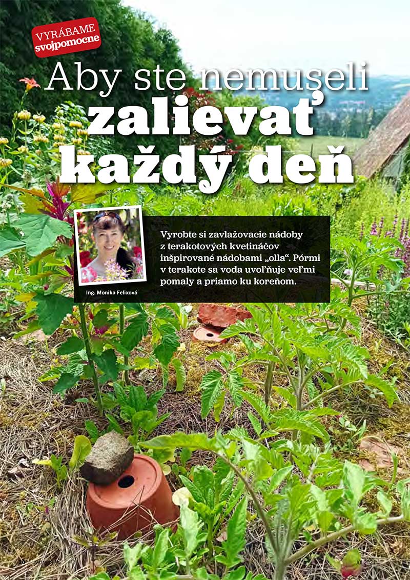 Aby ste nemuseli zalievať každý deň